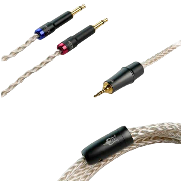 Meze Audio Mono 3.5mm Silver-Plated PCUHD Premium Cable