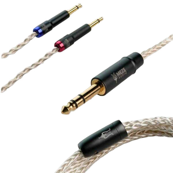 Meze Audio Mono 3.5mm Silver-Plated PCUHD Premium Cable