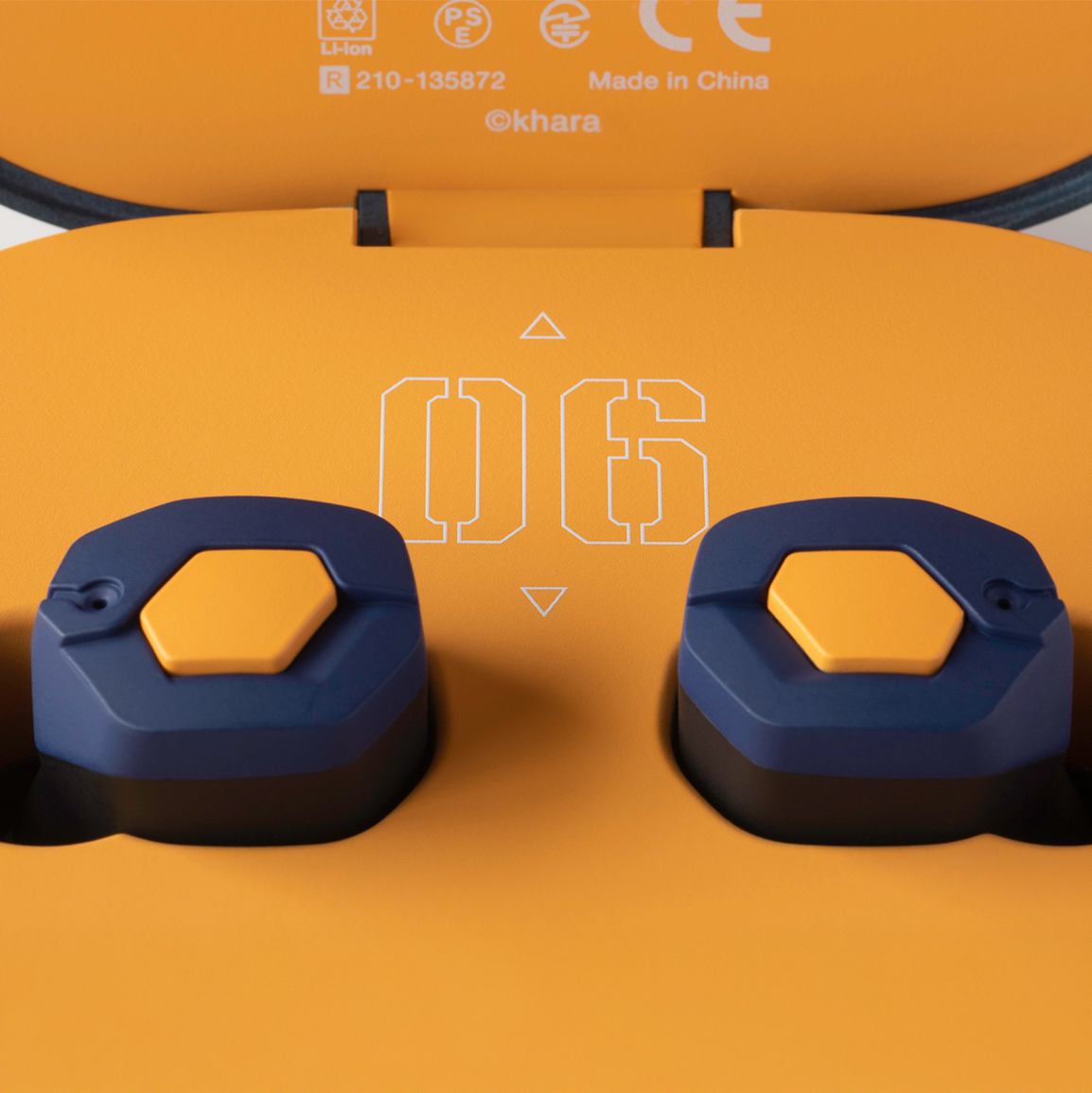 Final Audio Evangelion TWS 06 Dark Blue + Orange