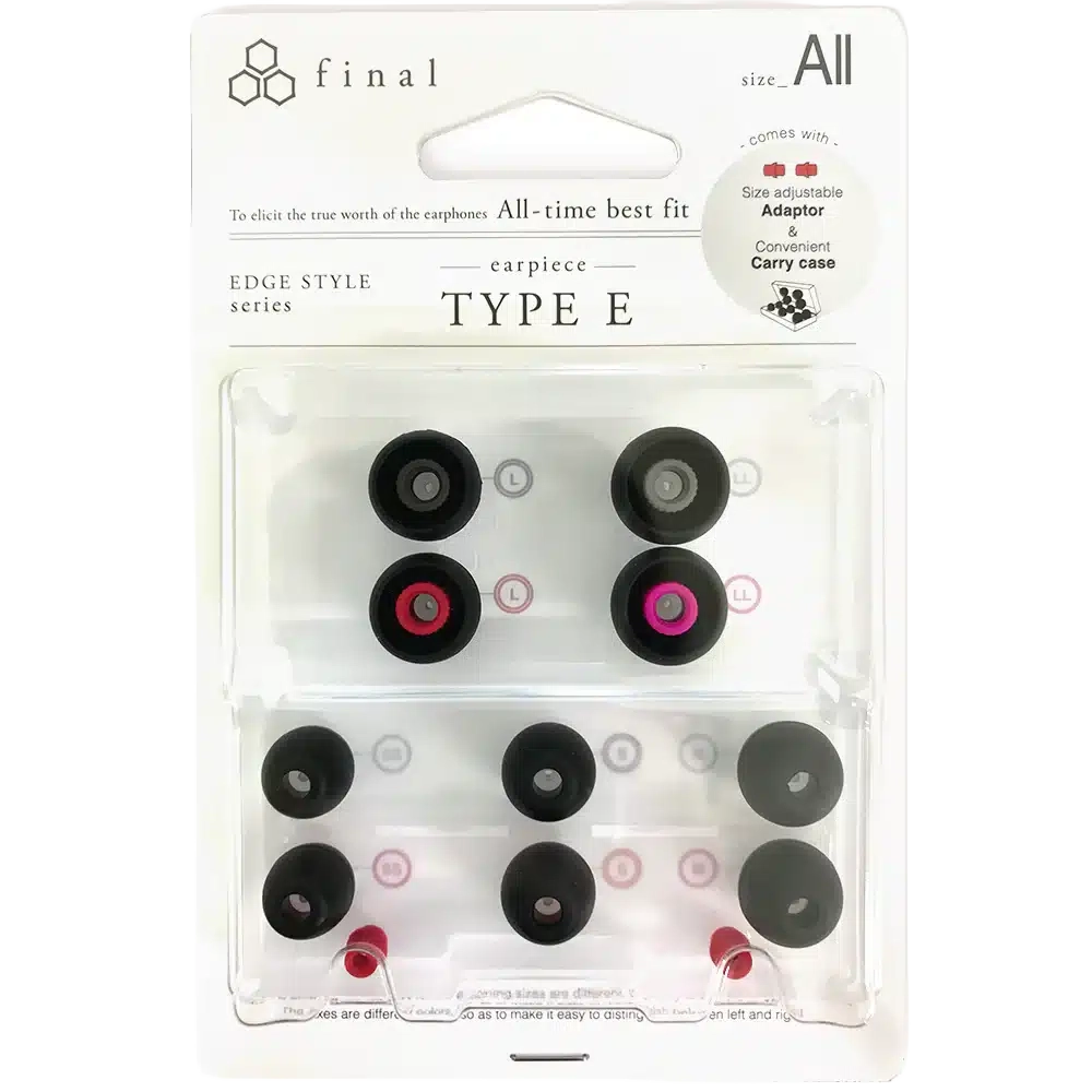 Final Audio Type E - silicone tips