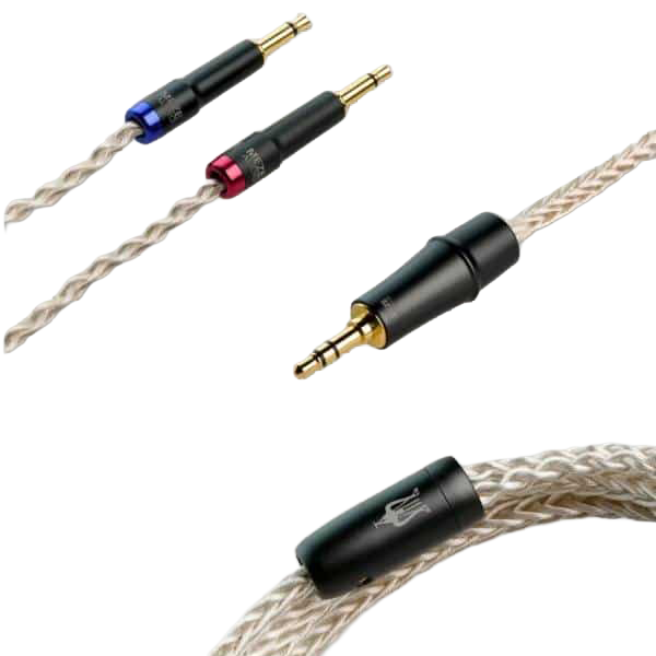 Meze Audio Mono 3.5mm Silver-Plated PCUHD Premium Cable