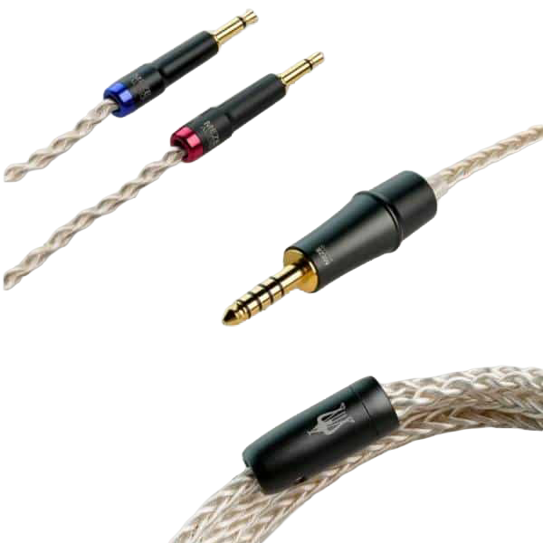 Meze Audio Mono 3.5mm Silver-Plated PCUHD Premium Cable