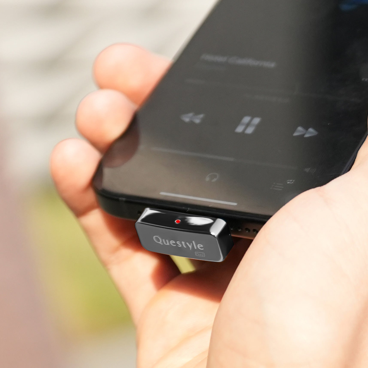 Questyle QCC Dongle Pro2 [MFi Certified] USB-C Bluetooth 6.1 Audio Adapter