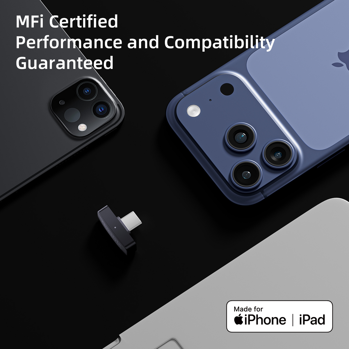 Questyle QCC Dongle Pro2 [MFi Certified] USB-C Bluetooth 6.1 Audio Adapter